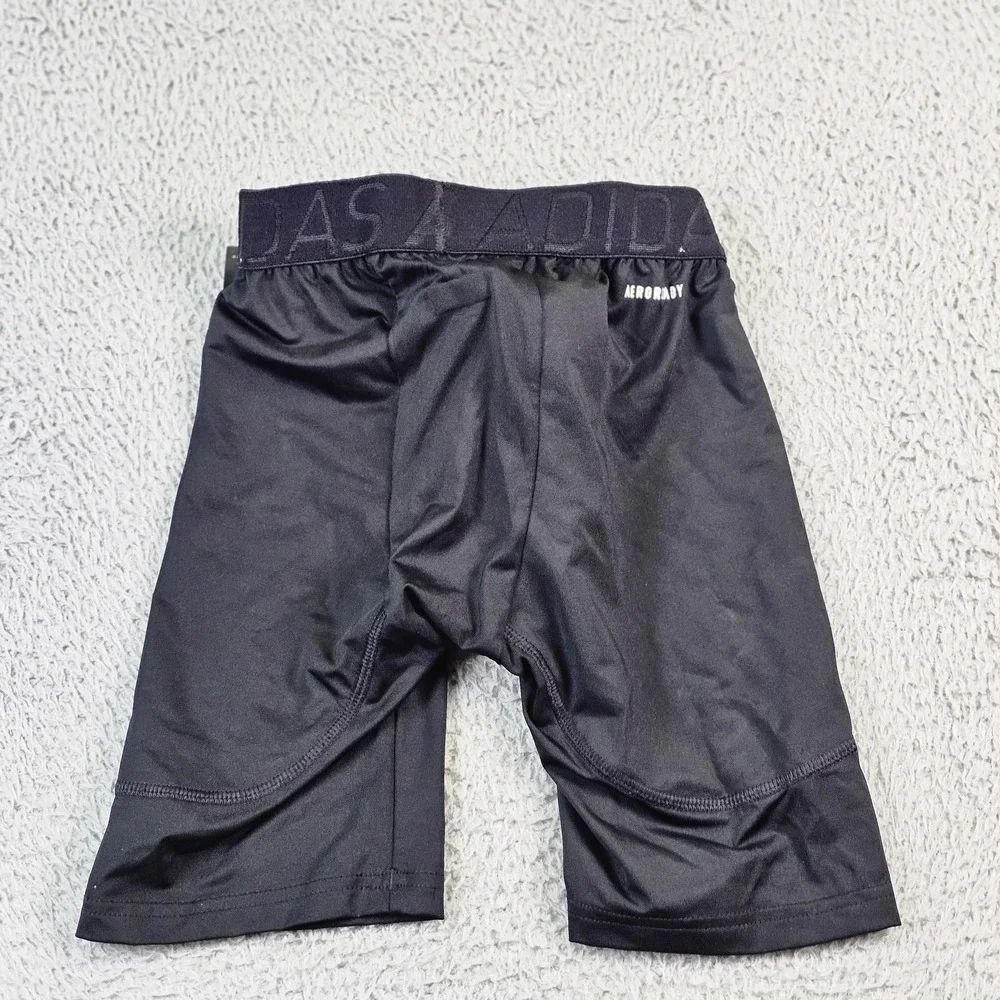 Adidas Compression Shorts Boys Medium Black Slider Protective Cup Baseball